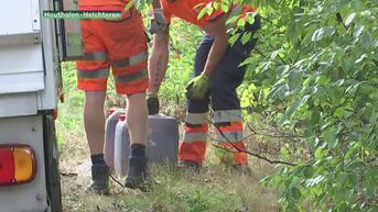 Drugsafval gedumpt in Houthalen