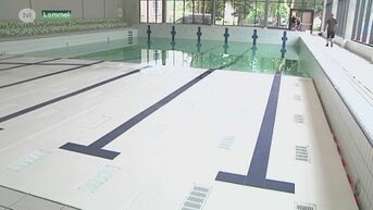 Nieuw zwembad Lommel loopt vol water