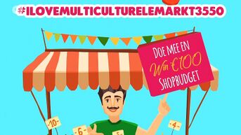 Win 100 euro shoppingbudget met actie multiculturele markt in Heusden-Zolder