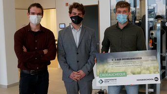 Topstudent bachelor Bouw PXL krijgt 3 jaar inschrijvingsgeld terugbetaald
