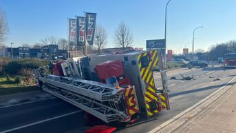 Ongeval met brandweerwagen in Sint-Truiden