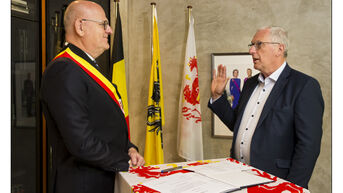 Wim Rutten legt eed af als waarnemend burgemeester van Kinrooi