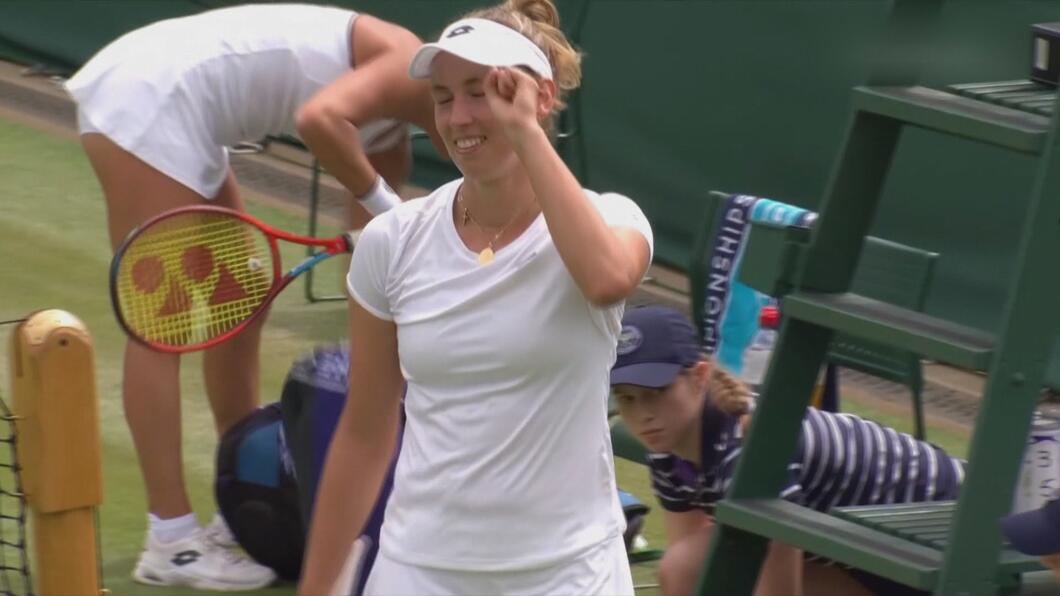 Elise Mertens stoot door naar de tweede ronde van Wimbledon - TV Limburg