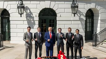 Zolderse autocoureur Laurens Vanthoor op bezoek bij president Trump