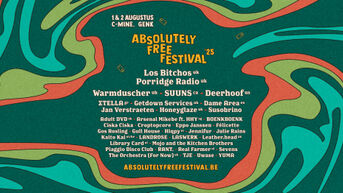 Absolutely Free Festival lost 25 nieuwe namen