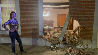 Auto ramt muur van woning in Gelinden: bestuurder gewond