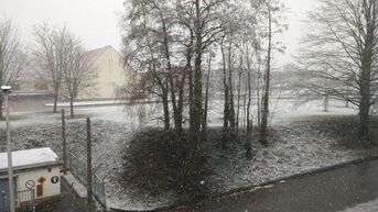 Lichte sneeuwval in Limburg