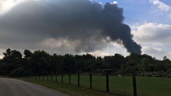 Zware brand op bedrijventerrein in Overpelt