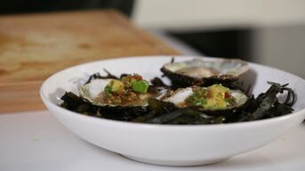Zeeuwse platte oesters, Asian style