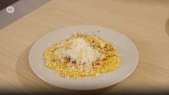 Risotto - pompoen - spekblokjes